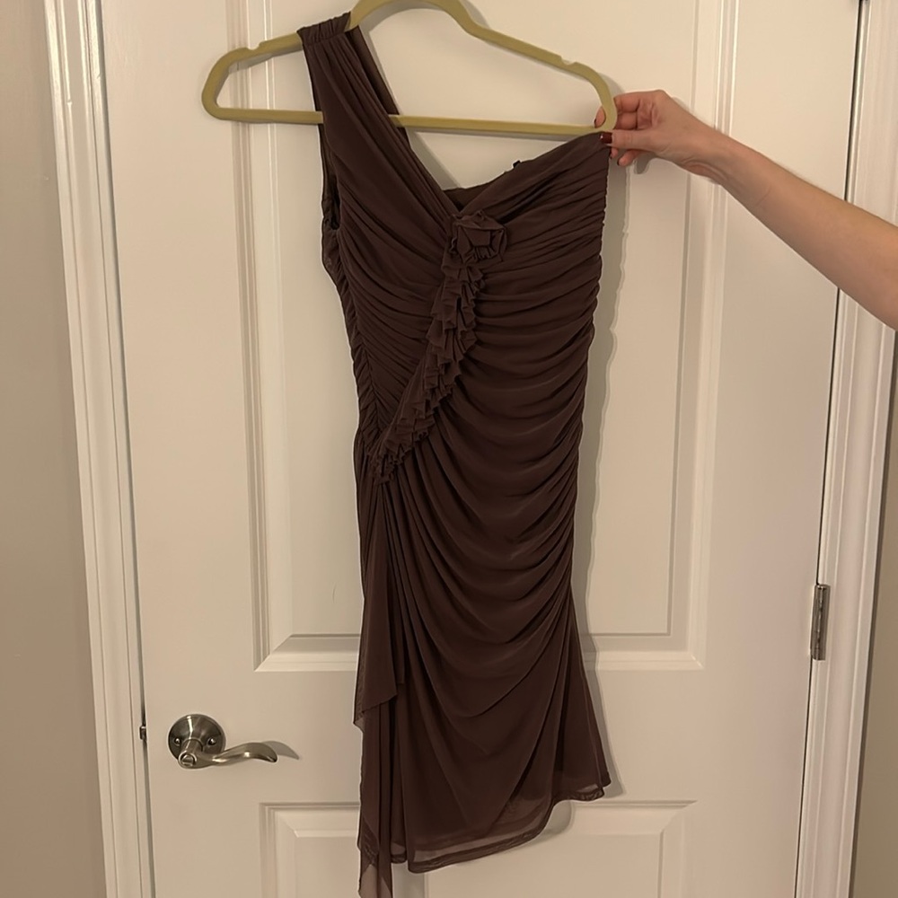 Suzi Chin One shoulder dress